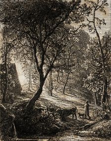 The Herdsman's Cottage, 1850. Creator: Samuel Palmer