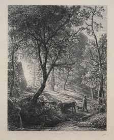 The Herdsman's Cottage, 1850. Creator: Samuel Palmer (British, 1805-1881)