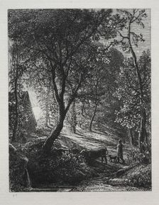 The Herdsman's Cottage, 1850. Creator: Samuel Palmer (British, 1805-1881)