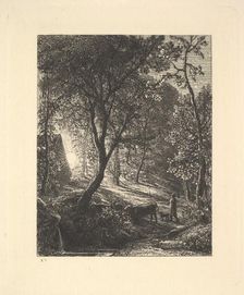 The Herdsman's Cottage, or Sunset, 1880. Creator: Samuel Palmer