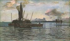 The Herring Market at Sea (on Loch Fyne, Argyll) 1884, (c1930). Creator: Colin Hunter