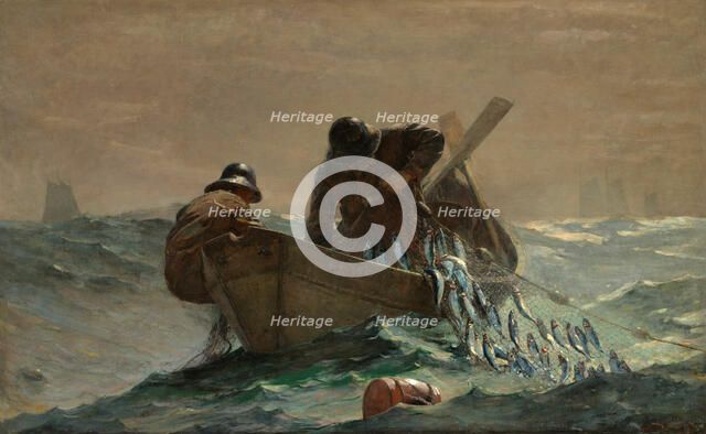 The Herring Net, 1885. Creator: Winslow Homer.