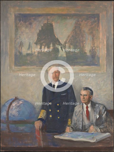 The High Command - Right Panel, 1947-1949. Creator: Augustus Vincent Tack.