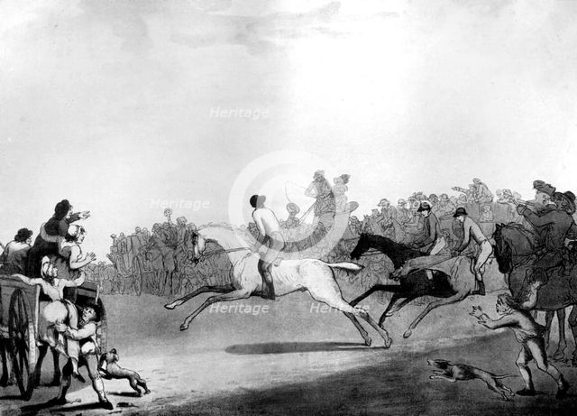 'The High Mettled Racer', 1789.Artist: Thomas Rowlandson