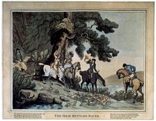 The High Mettled Racer 1789. Artist: Thomas Rowlandson
