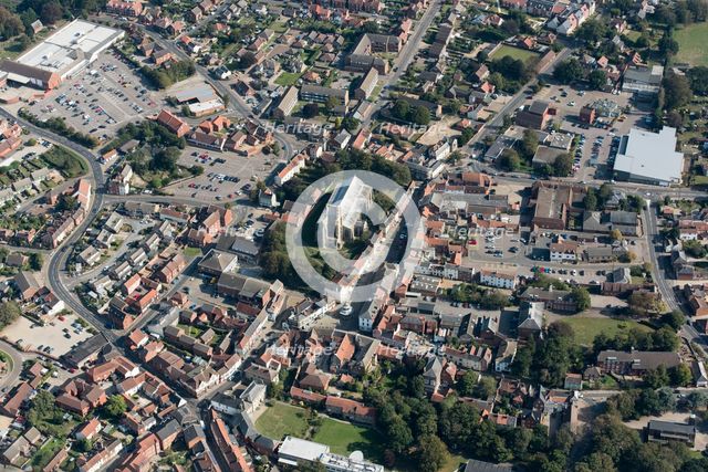The High Street Heritage Action Zone and town centre, North Walsham, Norfolk, 2020. Creator: Damian Grady.