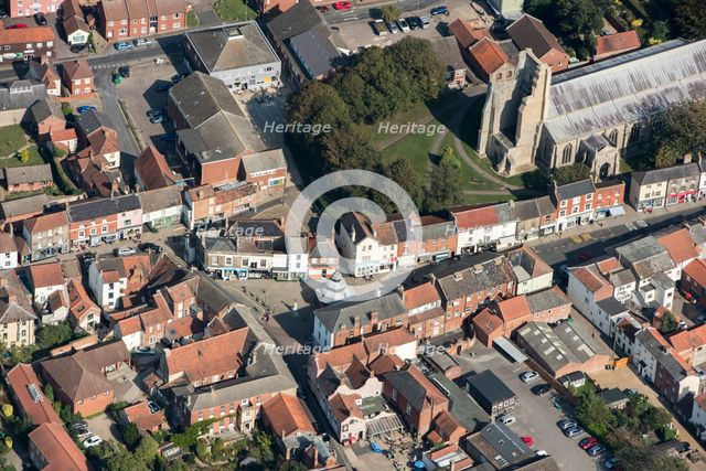 The High Street Heritage Action Zone and town centre, North Walsham, Norfolk, 2020. Creator: Damian Grady.