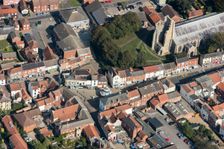 The High Street Heritage Action Zone and town centre, North Walsham, Norfolk, 2020. Creator: Damian Grady
