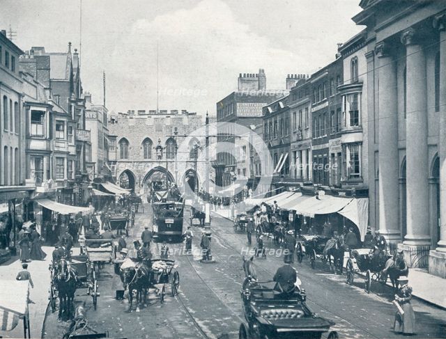 'The High Street, Southampton', c1903. Artist: Francis Godolphin Osbourne Stuart.