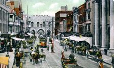 The High Street, Southampton, Hampshire, late 19th century. Creator: Francis Godolphin Osbourne Stuart