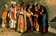 The High Priests, 1922. Creator: Henry Traut