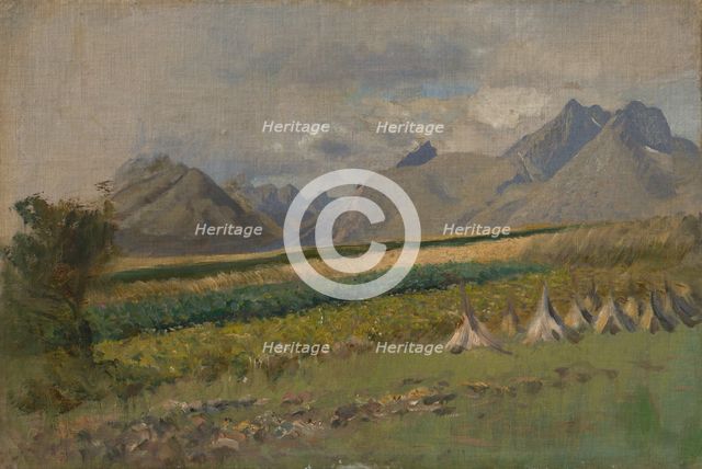 The High Tatras from Strázky, 1878-1880. Creator: Ladislav Mednyanszky.