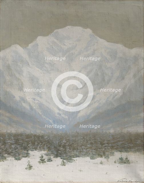 The High Tatras in Winter, 1900-1910. Creator: Ferdinand Katona.
