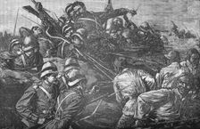 The Highland Brigade Storming The Trenches at Tel-El-Kebir c1882