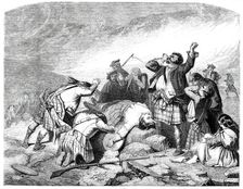 The Highland Coronach - painted by Mr. M'Ian, 1850. Creator: W. T. Green