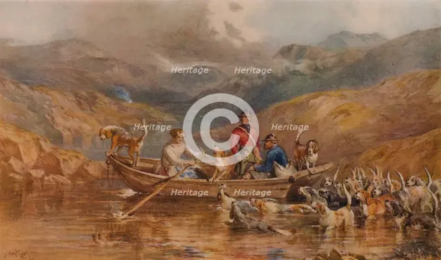 'The Highland Ferry', 1857, (1938). Artist: John Frederick Tayler.