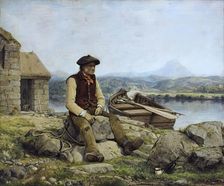 The Highland Ferryman, 1857. Creator: William Dyce