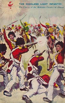 The Highland Light Infantry. The Charge of the Mahratta Cavalry at Assaye 1803, (1939)