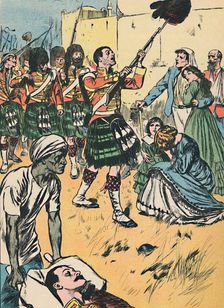 The Highlanders Entering Lucknow c1907