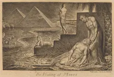 The Hiding of Moses, 1824. Creator: William Blake