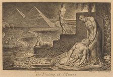 The Hiding of Moses, 1824. Creator: William Blake