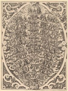 The Hierarchy of the Heavens, 1579. Creator: Jost Ammon