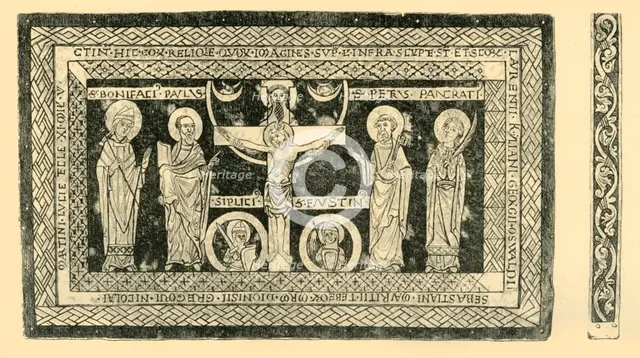 The Hildesheim Portable Altar, c1160-1170, (1881). Creator: W Jones.
