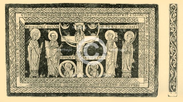 The Hildesheim Portable Altar, c1160-1170, (1881). Creator: W Jones.