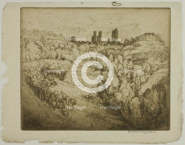 The Hill City, 1909. Creator: Donald Shaw MacLaughlan.