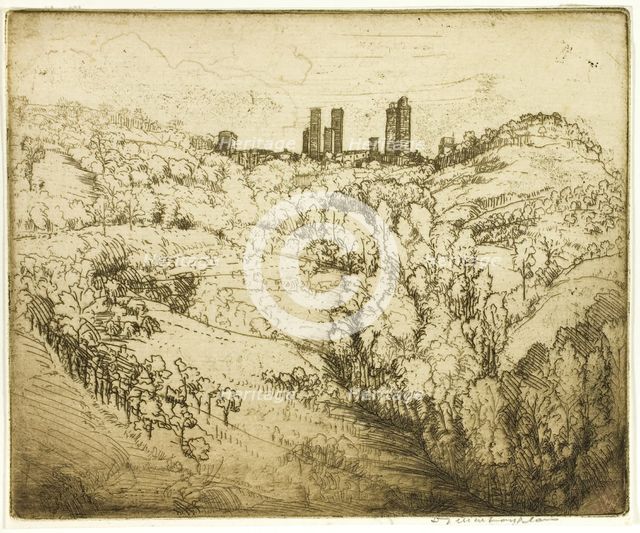The Hill City, 1909. Creator: Donald Shaw MacLaughlan.