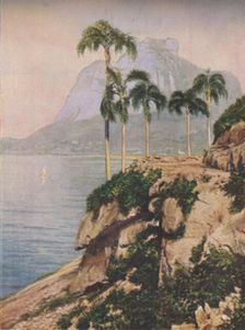 the hill of Gavea - Vistas That Enchant The Eye Along The Winding Coast of Rio De Janeiro c1935