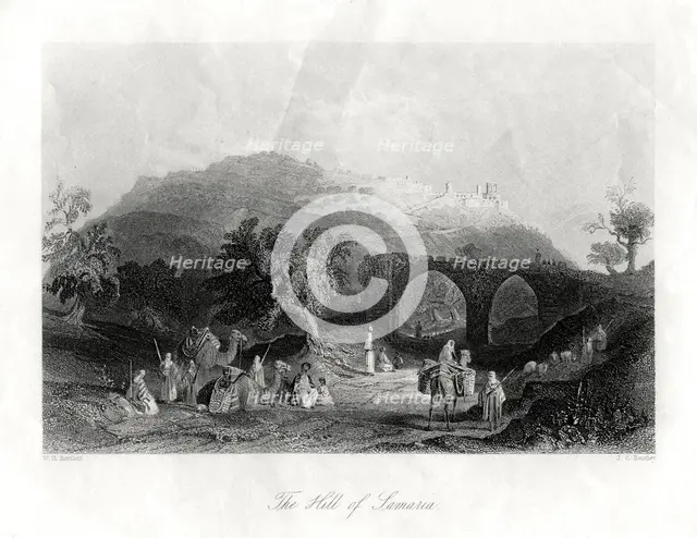 'The Hill of Samaria', 19th century. Artist: CJ Bentley