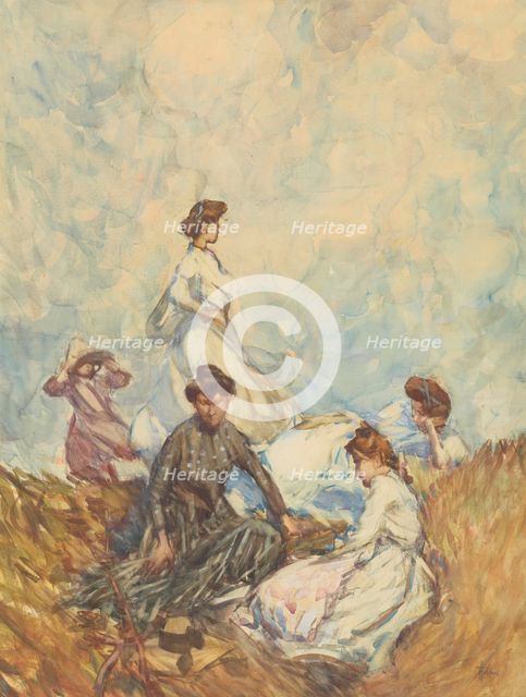 The hilltop, c.1908. Creator: Frances Hodgkins.