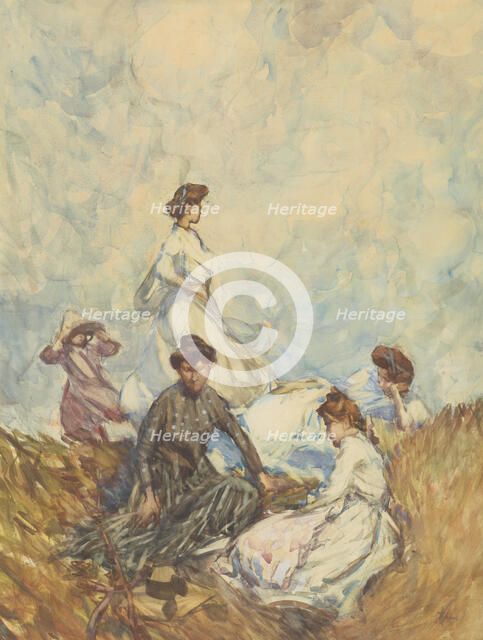 The hilltop, c.1908. Creator: Frances Hodgkins.