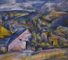 The Hills, ca. 1919. Creator: Preston Dickinson
