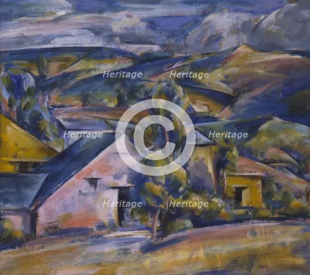 The Hills, ca. 1919. Creator: Preston Dickinson.