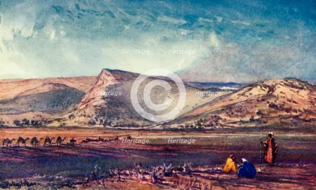 'The Hills Round Nazareth from the Plain of Esdraelon', 1902. Creator: John Fulleylove.