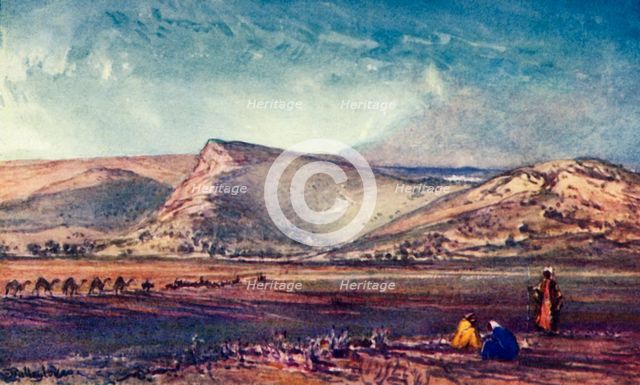 'The Hills Round Nazareth from the Plain of Esdraelon', 1902. Creator: John Fulleylove.