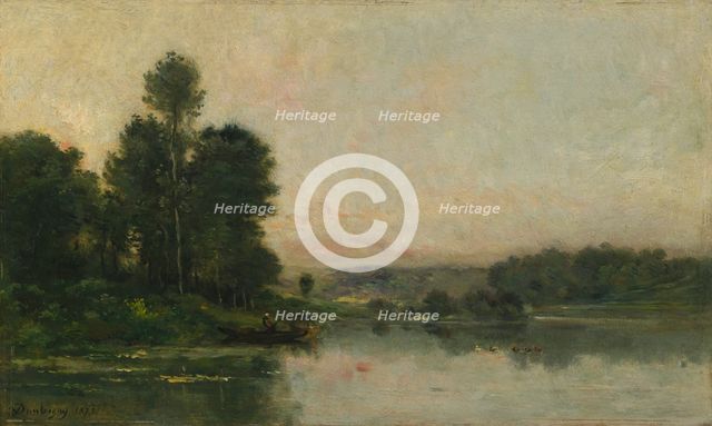 The Hillsides of Méry-sur-Oise, Opposite Auvers, 1873. Creator: Charles François Daubigny (French, 1817-1878).