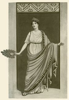 The Himation. A Garment Worn in Greece and Rome Between 550 B.C. and 300 A.D. 1924. Creator: Herbert Norris
