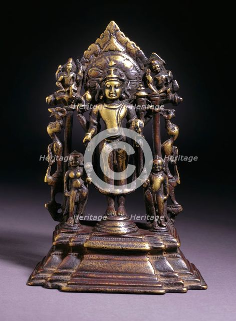 The Hindu God Vishnu, 11th-12th century. Creator: Unknown.