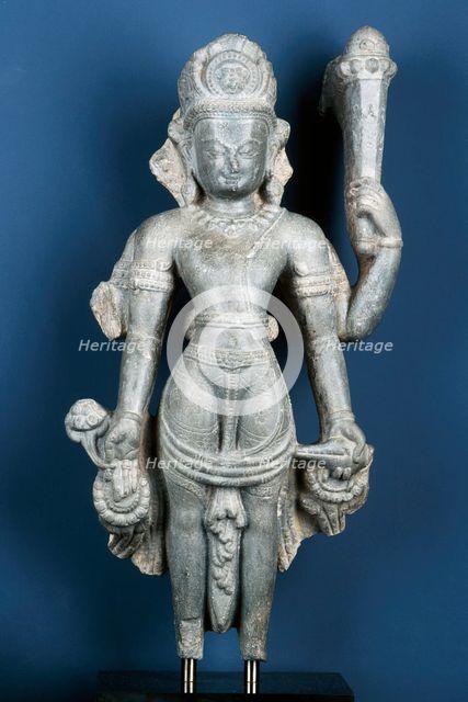 The Hindu God Vishnu, 13th-14th century. Creator: Unknown.
