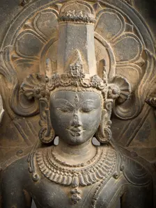 The Hindu God Vishnu in his Emanation as Narayana (image 11 of 12), c.1000. Creator: Unknown