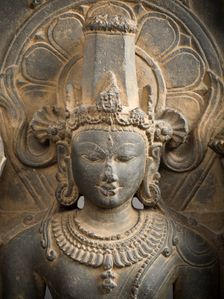 The Hindu God Vishnu in his Emanation as Narayana (image 11 of 12), c.1000. Creator: Unknown