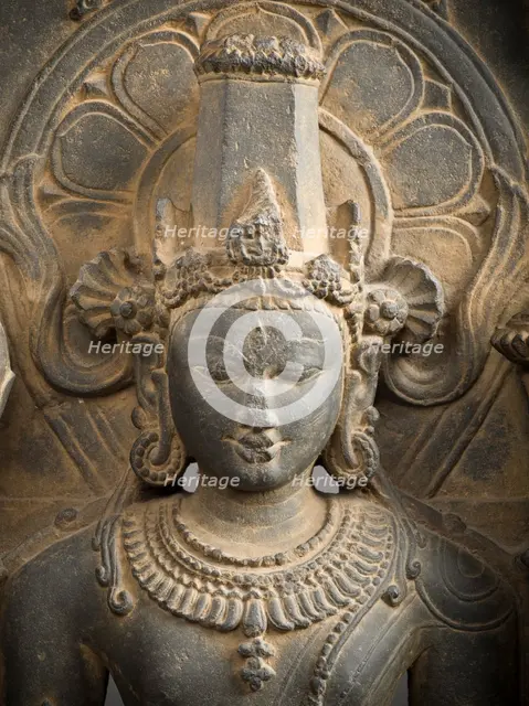 The Hindu God Vishnu in his Emanation as Narayana (image 11 of 12), c.1000. Creator: Unknown.
