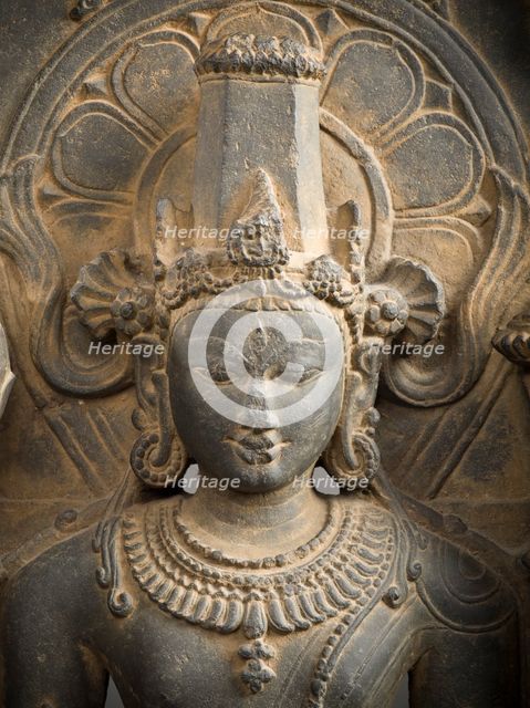 The Hindu God Vishnu in his Emanation as Narayana (image 11 of 12), c.1000. Creator: Unknown.