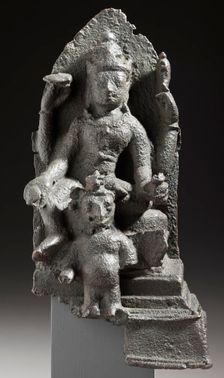The Hindu God Vishnu on His Mount Garuda (image 1 of 2), between c.800 and c.850. Creator: Unknown