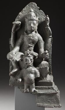 The Hindu God Vishnu on His Mount Garuda (image 1 of 2), between c.800 and c.850. Creator: Unknown