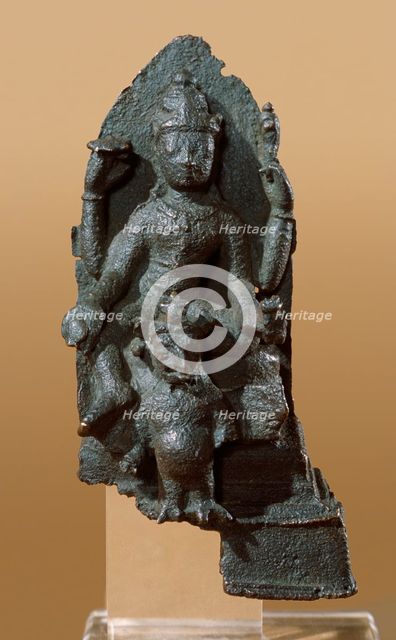 The Hindu God Vishnu on His Mount Garuda (image 2 of 2), between c.800 and c.850. Creator: Unknown.