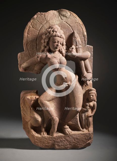 The Hindu Goddess Kaumari, between 800 and 850. Creator: Unknown.